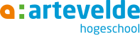 Logo van de Arteveldehogeschool in Gent